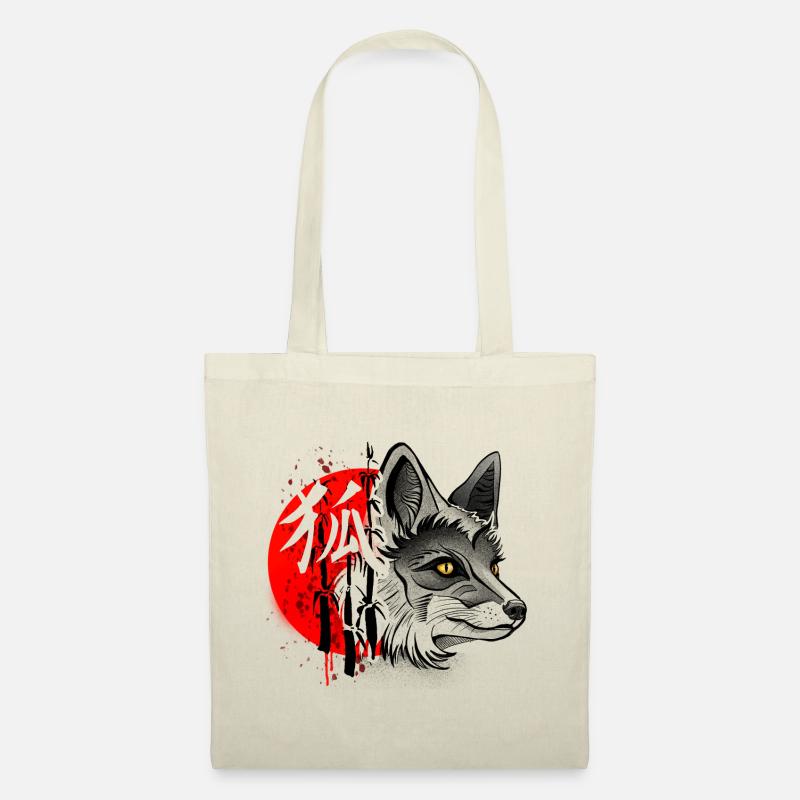 Kitsune - Stoffbeutel - Natur