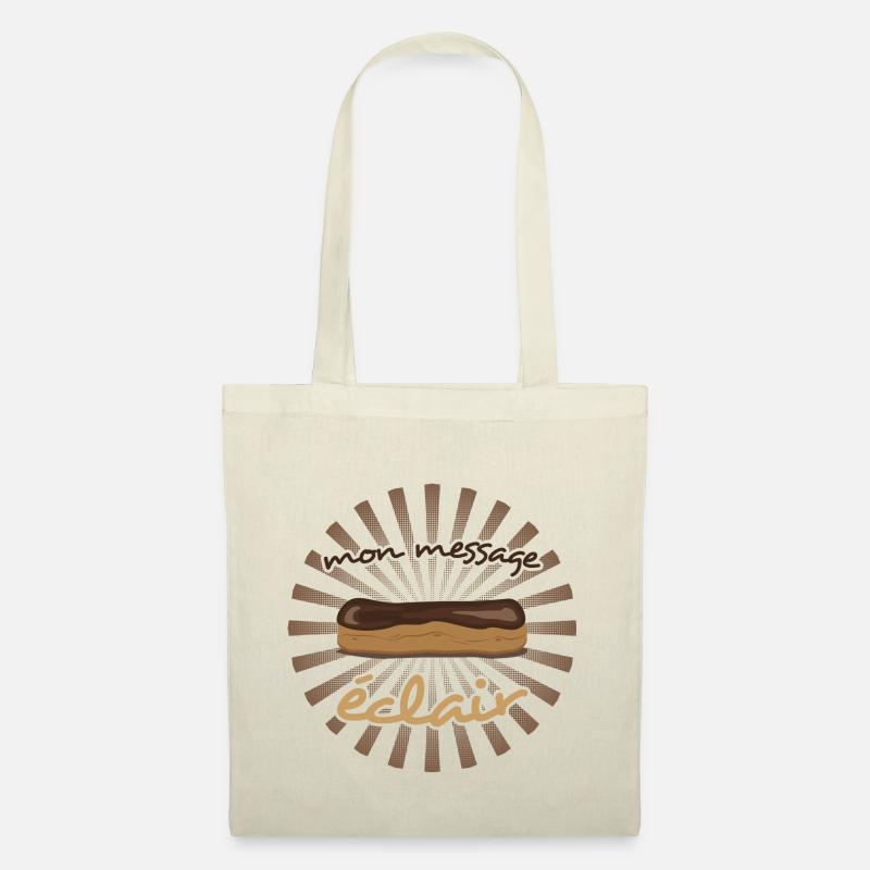 Mon message éclair - Sac en tissu - nature