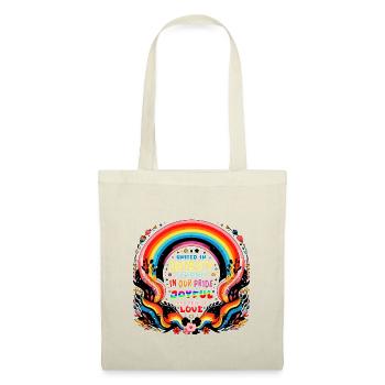 UNIS DANS LA DIVERSITÉ - Sac en tissu - nature - Devant