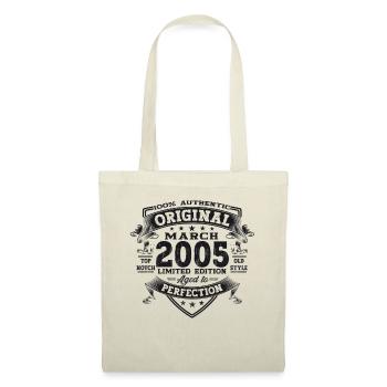 18ème anniversaire homme Original mars millésime 2005 - Sac en tissu - nature - Devant