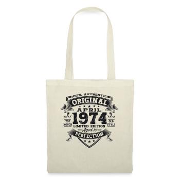 49th birthday man April Born 1974 Original - Tote Bag - nature - Front