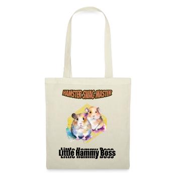 Hamster Nager Haustier Aquarell Geschenk - Stoffbeutel - Natur - Vorne