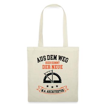 Architekturstudium Master Architecture Studium MA - Stoffbeutel - Natur - Vorne