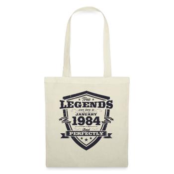 40th Birthday Original January Vintage 1984 - Tote Bag - nature - Front