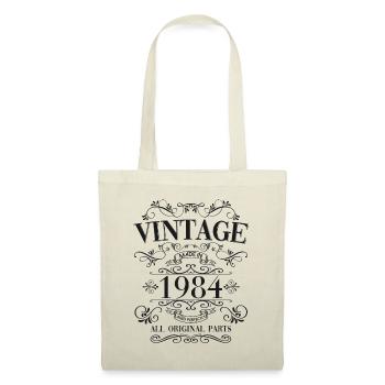 40e anniversaire mari Vintage 1984 Vintage - Sac en tissu - nature - Devant