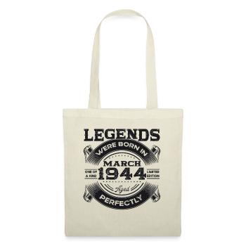 80th birthday Legendary since March Born in 1944 - Tote Bag - nature - Front