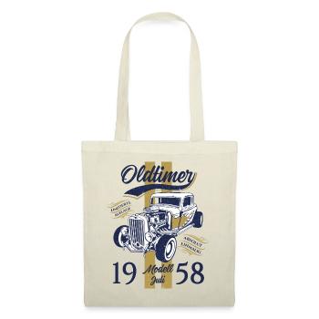 66. Geburtstag Oldtimer Juli 1958 Jahrgang 1958 - Stoffbeutel - Natur - Vorne