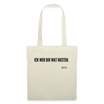 Berliner Schnauze - Stoffbeutel - Natur - Vorne