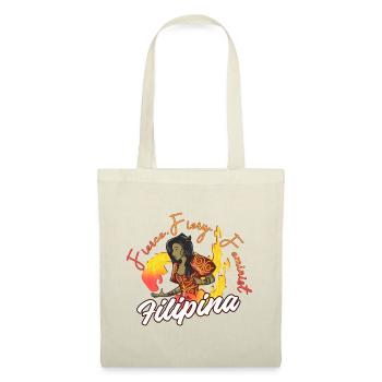 Philippinen Filipina Stolz Flagge Pinay I Geschenk - Stoffbeutel - Natur - Vorne