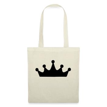 couronne à personnaliser - Sac en tissu - nature - Devant