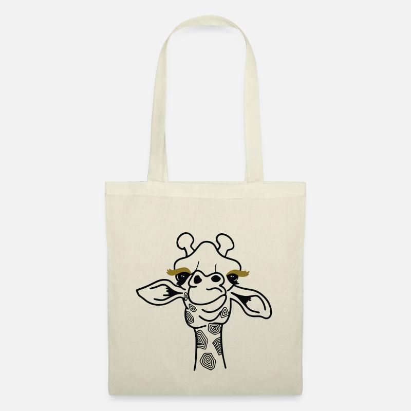 fancy giraffe - Stoffbeutel - Natur