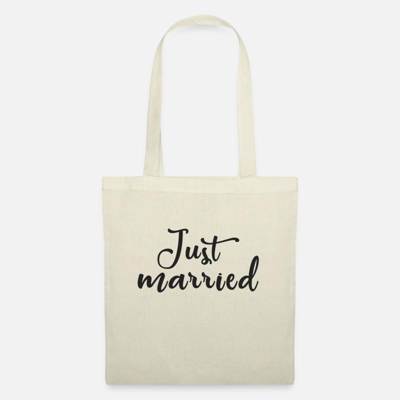 Just married - Stoffbeutel - Natur