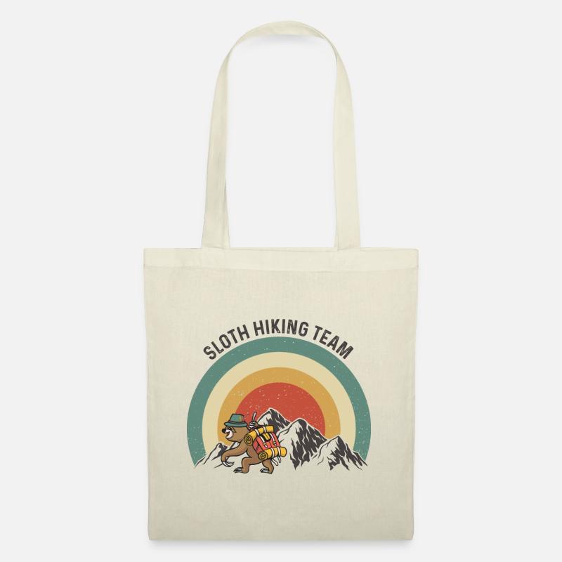 Sloth Hiking Team - Faultier Wandern - Stoffbeutel - Natur