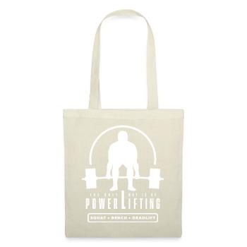 Powerlifting - The Only Way Is Up - Tote Bag - nature - Front
