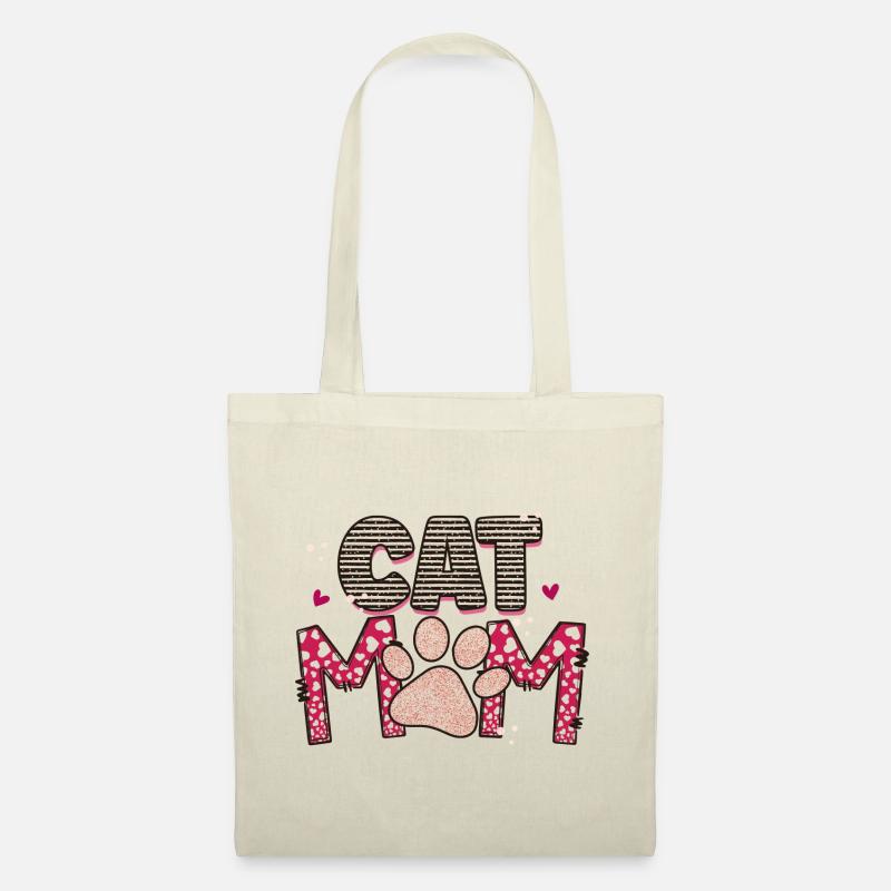 Cat Mom - Stoffbeutel - Natur