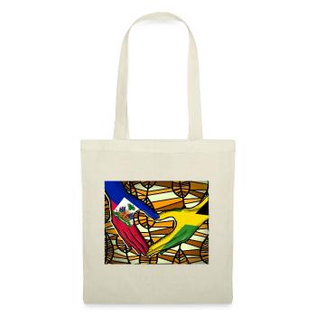 Haiti Haitianer Jamaika Kombination I Geschenk - Stoffbeutel - Natur - Vorne