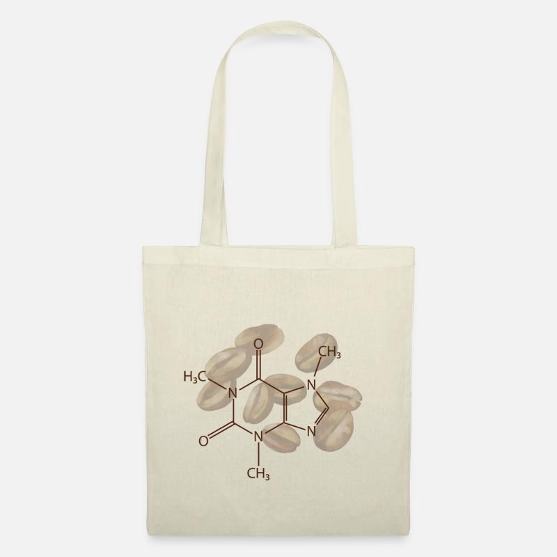 Structural formula caffeine - Tote Bag - nature