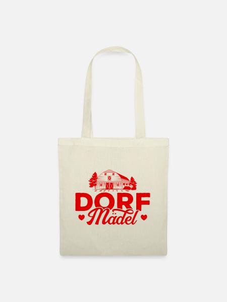 Dorf Mädel - Stoffbeutel - Natur