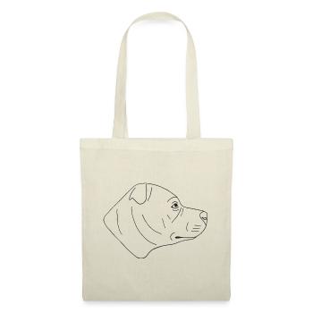 American Staffordshire Terrier - Stoffbeutel - Natur - Vorne