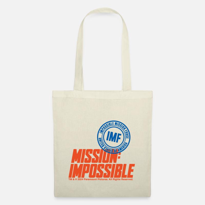 Mission Impossible Dead Reckoning Mit IMF-Logo - Stoffbeutel - Natur