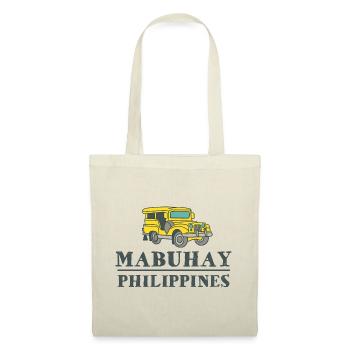 Philippines Filipino Jeepney Mabuhay I Cadeau - Sac en tissu - nature - Devant