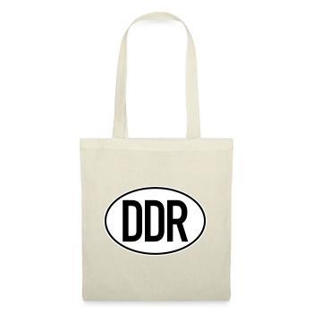 DDR license plate (two-colored) - Tote Bag - nature - Front