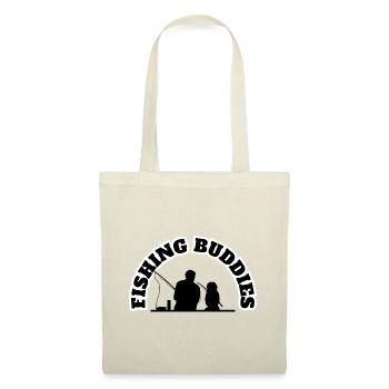 Fishing Buddies Father And Daughter Fisher Black - Tote Bag - nature - Front