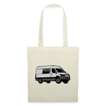Fourgon aménagé - couleur à personnaliser - Sac en tissu - nature - Devant