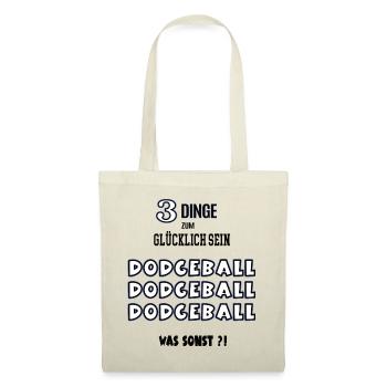 Dodgeball Was Sonst Spieler Liebhaber Dodgeballer - Stoffbeutel - Natur - Vorne