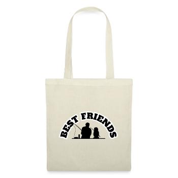 Best Friends Father And Daughter Fisher Black - Tote Bag - nature - Front