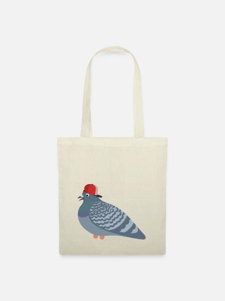 Cool Pigeon Friend - Stoffbeutel - Natur