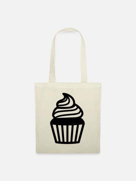 Cupcake - Stoffbeutel - Natur