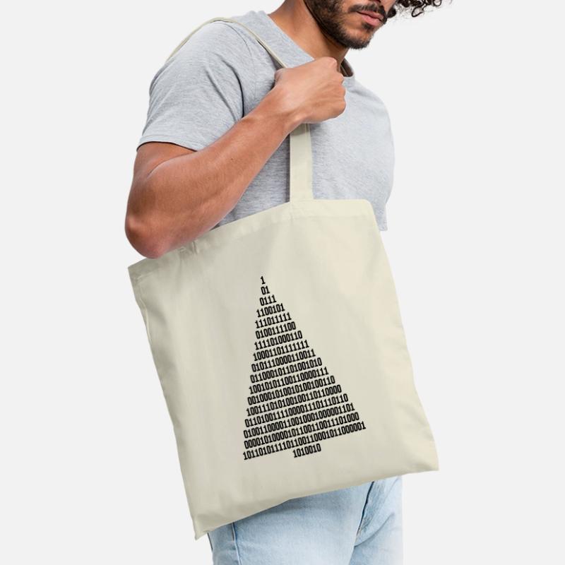 Christmas Christmas Tree Binary Code Computer Scientist Tote Bag