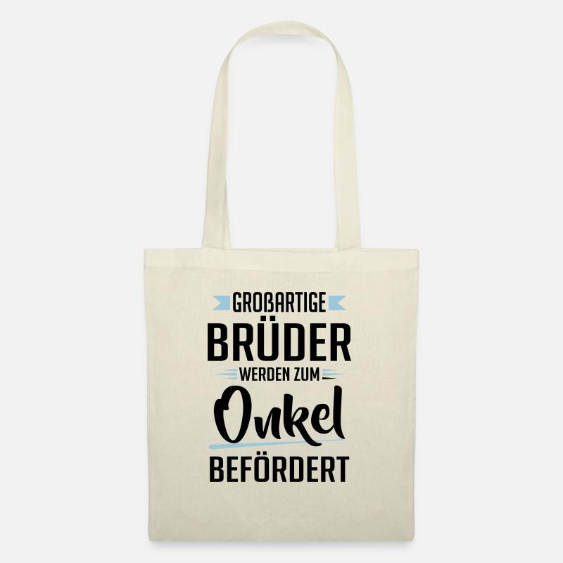 Großartige Brüder werden zum Onkel befördert - Stoffbeutel - Natur