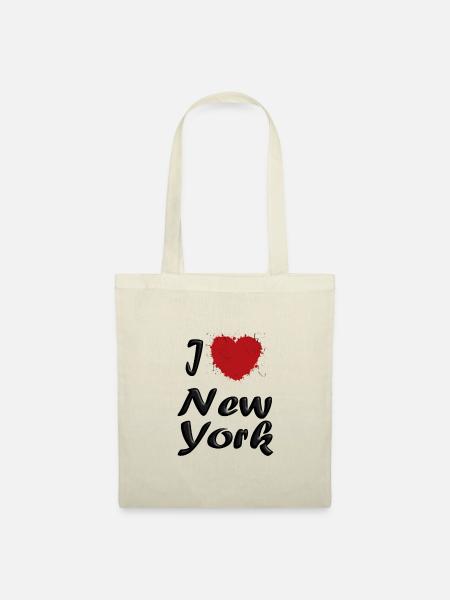 I love New York - Stoffbeutel - Natur