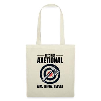 Axe axe de lancer Bullseye Aim Throw Repeat - Sac en tissu - nature - Devant