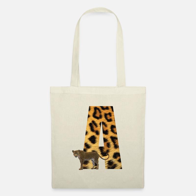 leopard a - Stoffbeutel - Natur