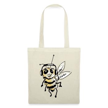 Cool Bee DJ - music bug - Tote Bag - nature - Front