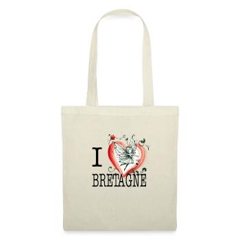 I Love Brittany Fairytale Heart - Tote Bag - nature - Front
