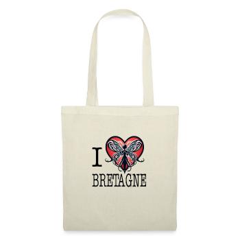 i love brittany coeur de fée FairyBreizh - Tote Bag - nature - Front