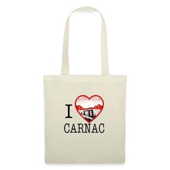i love carnac by i love bretagne - Sac en tissu - nature - Devant