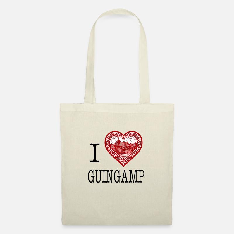 I love Guingamp by I love Bretagne - Tote Bag - nature