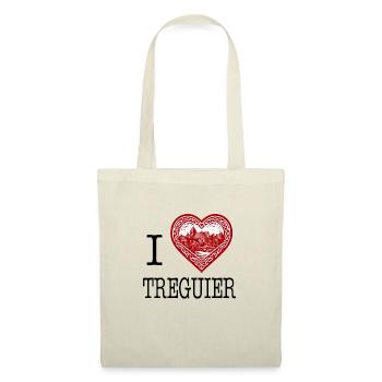I love Treguier by I love Bretagne - Stoffbeutel - Natur - Vorne