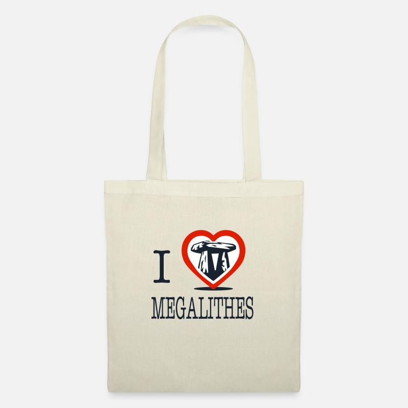 I Love Megalithes von I Love Bretagne - Stoffbeutel - Natur