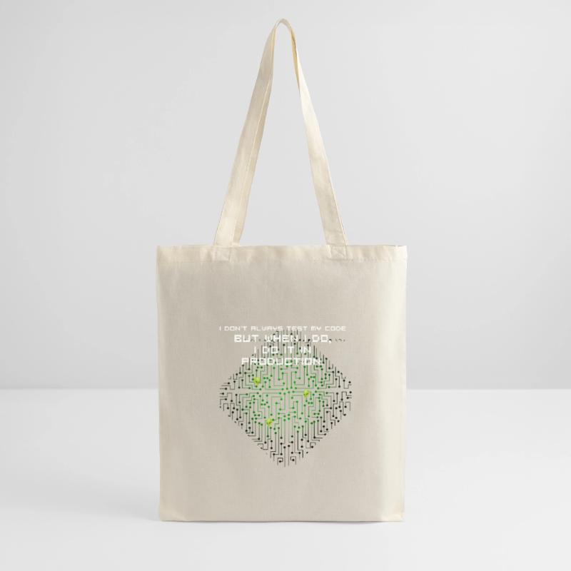 test code nerd joke proverbe pc programmeur geek i Sac en tissu
