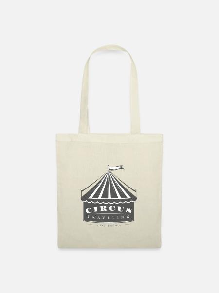 Circus Tent Reisen - Stoffbeutel - Natur