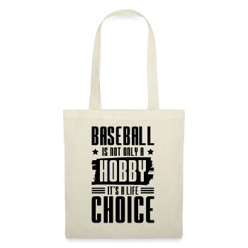 Passe-temps de baseball - Sac en tissu - nature - Devant