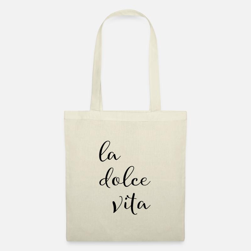 La dolce vita - Stoffbeutel - Natur