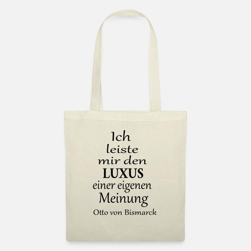 Ich leiste mir den Luxus einer eigenen Meinung - Stoffbeutel - Natur