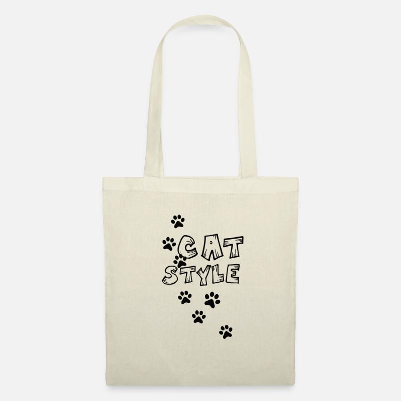 Cat Style - Stoffbeutel - Natur